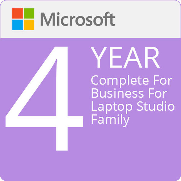 Microsoft Surface Laptop Studio Complete Service Agreement 4 Years